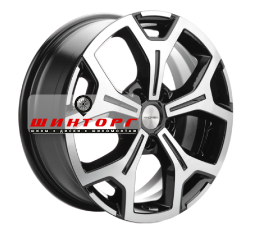 Купить диски Khomen Wheels 6,5x17/5x114,3 ET37 D66,5 KHW1710 (Jolion) Black-FP от производителя Khomen Wheels в Казани