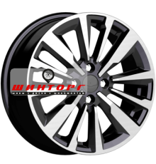 K&K 6,5x16/4x100 ET37 D60,1 Эрман (КС997) Алмаз черный