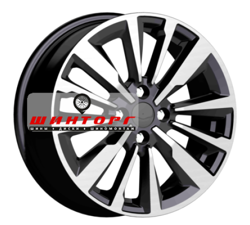 Купить диски K&K 6,5x16/4x100 ET37 D60,1 Эрман (КС997) Алмаз черный от производителя K&K в Казани