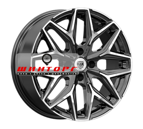 Купить диски K&K 7x17/5x108 ET40 D54,1 Ариус (КС1187) Алмаз черный от производителя K&K в Казани