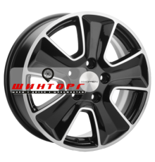 Khomen Wheels 6,5x16/5x114,3 ET43 D67,1 KHW1601 (Huyndai/Kia) Black-FP