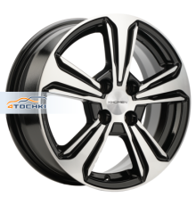 Khomen Wheels 6x15/4x100 ET45 D56,6 KHW1502 (Nexia) Black-FP