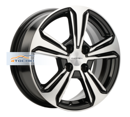 Купить диски Khomen Wheels 6x15/4x100 ET45 D56,6 KHW1502 (Nexia) Black-FP от производителя Khomen Wheels в Казани Купить диски Khomen Wheels 6x15/4x100 ET45 D56,6 KHW1502 (Nexia) Black-FP от производителя Khomen Wheels в Казани
