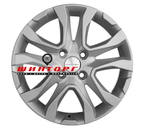 Купить диски Khomen Wheels 6x15/4x100 ET46 D54,1 KHW1503 (Rio/Solaris) F-Silver от производителя Khomen Wheels в Казани