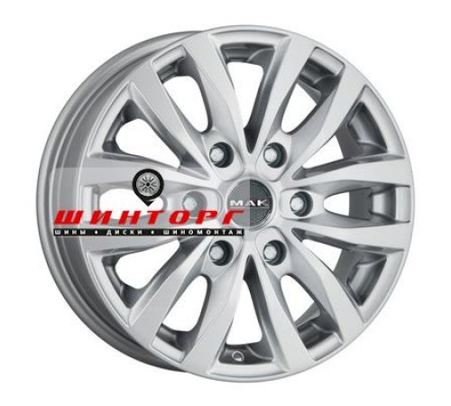 Купить диски MAK 6,5x16/5x160 ET60 D65,1 Load 5 Silver от производителя MAK в Казани