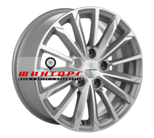 Купить диски Khomen Wheels 6,5x16/5x114,3 ET45 D60,1 KHW1611 (Toyota/Suzuki) F-Silver-FP от производителя Khomen Wheels в Казани