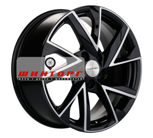 Купить диски Khomen Wheels 7x17/5x108 ET43 D65,1 KHW1714 (DFM AX 7) Black-FP от производителя Khomen Wheels в Казани