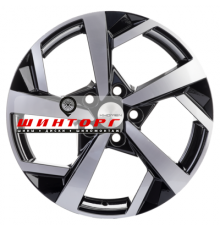 Khomen Wheels 7x17/5x114,3 ET45 D60,1 KHW1712 (Changan/Geely/Lexus/Toyota) Black-FP