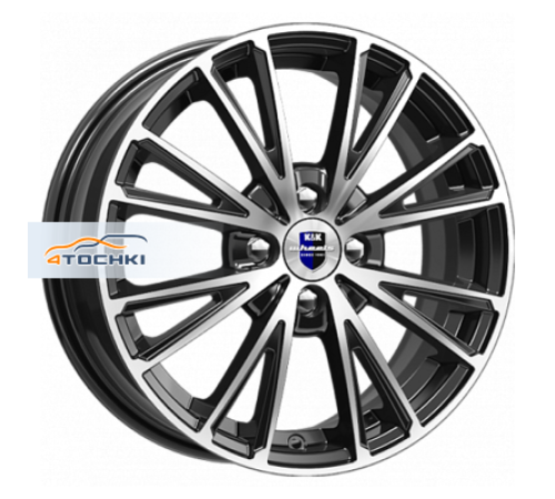Купить диски K&K 6x16/4x100 ET40 D67,1 Меандр (КС879) Алмаз черный SK от производителя K&K в Казани
