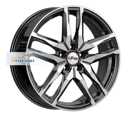 Купить диски iFree 6,5x18/5x114,3 ET35 D67,1 Бомбей (КС1075) Блэк Джек от производителя iFree в Казани Купить диски iFree 6,5x18/5x114,3 ET35 D67,1 Бомбей (КС1075) Блэк Джек от производителя iFree в Казани