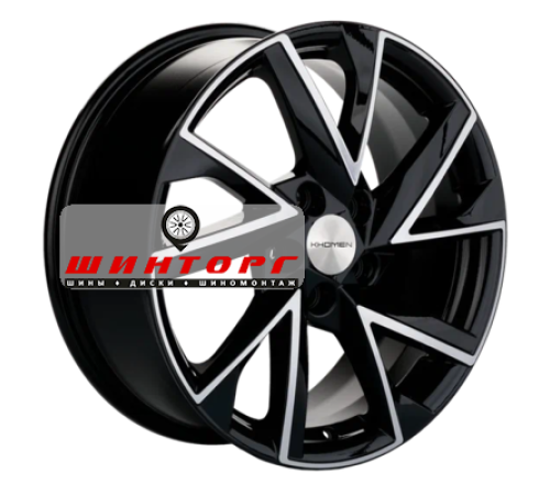 Купить диски Khomen Wheels 7x17/5x108 ET40 D54,1 KHW1714 (Jac/Москвич 3) Black-FP от производителя Khomen Wheels в Казани