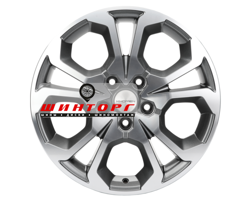 Купить диски Khomen Wheels 6,5x17/5x114,3 ET50 D66,1 KHW1711 (Arkana/Kaptur) Gray-FP от производителя Khomen Wheels в Казани