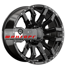 LS 9x20/5x150 ET25 D110,5 1294 BK (конус, Колпак+лого)
