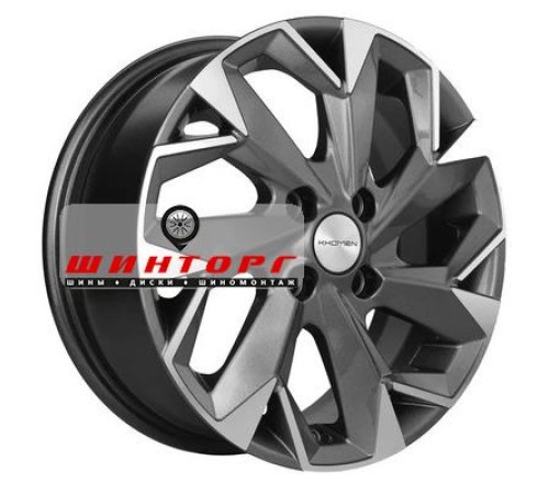 Купить диски Khomen Wheels 5,5x14/4x100 ET43 D60,1 KHW1402 (Toyota Corolla) Gray-FP от производителя Khomen Wheels в Казани