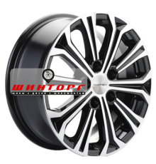 Khomen Wheels 6,5x16/5x112 ET46 D57,1 KHW1610 (Octavia) Black-FP