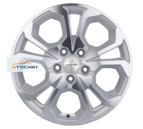 Купить диски Khomen Wheels 6,5x17/5x114,3 ET50 D66,1 KHW1711 (Arkana/Kaptur) F-Silver-FP от производителя Khomen Wheels в Казани