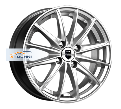 Купить диски K&K 6x15/4x100 ET48 D54,1 Пойнт Бланк-оригинал (KC884) Дарк платинум от производителя K&K в Казани