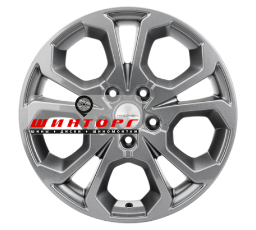 Купить диски Khomen Wheels 6,5x17/5x114,3 ET50 D66,1 KHW1711 (Arkana/Kaptur) Gray от производителя Khomen Wheels в Казани