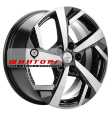 Khomen Wheels 7x17/5x110 ET45 D67,1 KHW1712 (DFM580) Black-FP