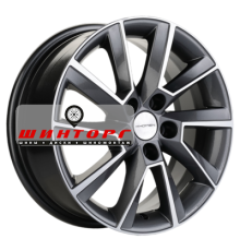 Khomen Wheels 6x16/5x105 ET39 D56,6 KHW1604 (Aveo) Gray-FP