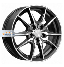 K&K 6,5x16/5x112 ET46 D57,1 Адамар-оригинал (КС886) Алмаз черный SK