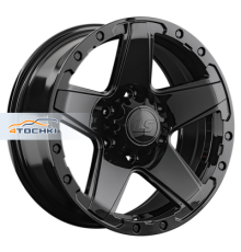 LS 8x17/6x139,7 ET30 D100,1 1284 BK (конус, Колпак+лого)