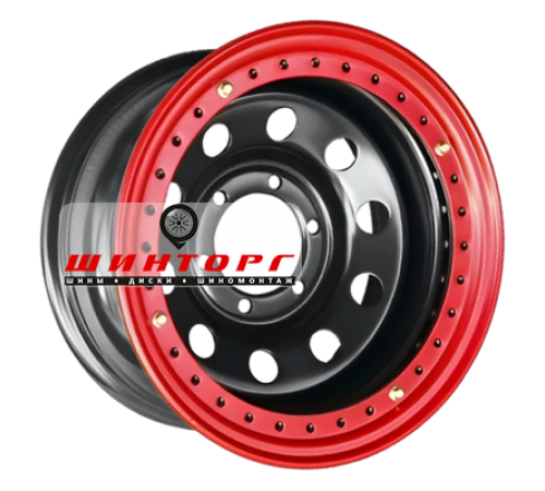 Купить диски Off-Road Wheels 8x16/6x139,7 ET-19 D110 Тойота Ниссан с бедлоком (красный) Черный от производителя Off-Road Wheels в Казани