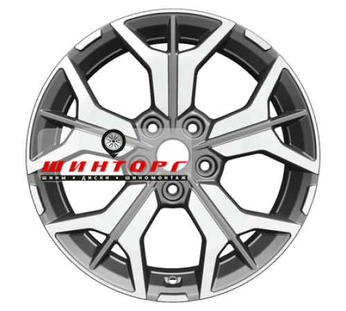 Купить диски Khomen Wheels 7x17/5x112 ET40 D57,1 KHW1715 (Kodiaq/Tiguan) Gray-FP от производителя Khomen Wheels в Казани