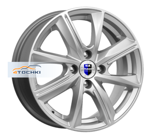 Купить диски K&K 6x15/4x100 ET35 D67,1 Арнар (КС890) Сильвер SK от производителя K&K в Казани Купить диски K&K 6x15/4x100 ET35 D67,1 Арнар (КС890) Сильвер SK от производителя K&K в Казани