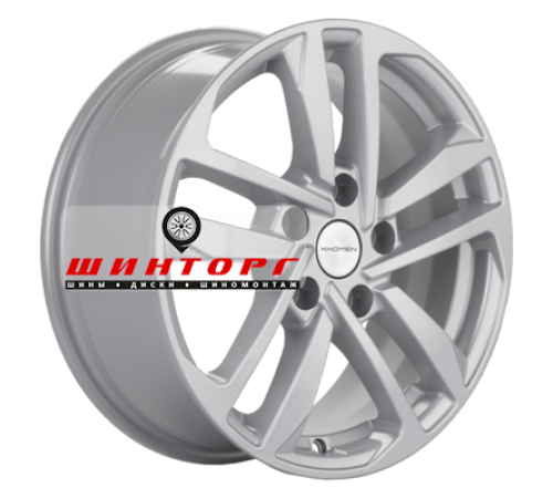 Купить диски Khomen Wheels 6,5x16/5x114,3 ET45 D67,1 KHW1612 (Huyndai/Mazda) F-Silver от производителя Khomen Wheels в Казани