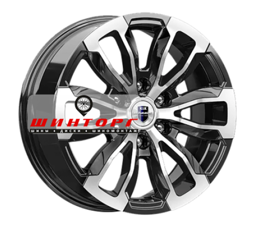 Купить диски K&K 7,5x18/6x139,7 ET38 D67,1 Меконг (КС959) Алмаз черный от производителя K&K в Казани