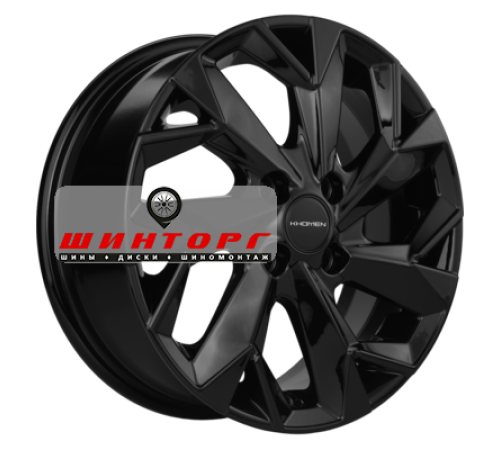 Купить диски Khomen Wheels 6x15/4x100 ET45 D56,6 KHW1508 (Nexia) Black от производителя Khomen Wheels в Казани