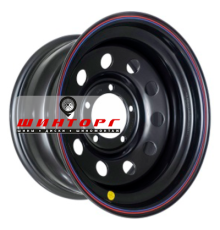 Off-Road Wheels 8x16/5x139,7 ET-19 D110 УАЗ с бедлоком (оранжевый) Черный