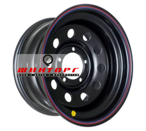 Купить диски Off-Road Wheels 8x16/5x139,7 ET-19 D110 УАЗ с бедлоком (оранжевый) Черный от производителя Off-Road Wheels в Казани