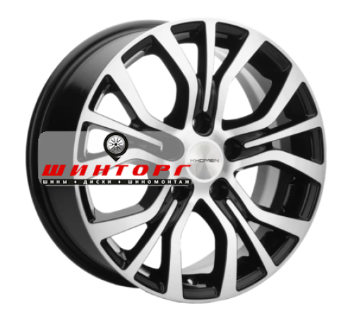 Купить диски Khomen Wheels 6,5x16/5x110 ET43 D65,1 KHW1608 (Opel Zafira) Black-FP от производителя Khomen Wheels в Казани