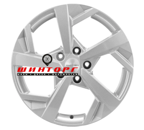 Купить диски Khomen Wheels 7x17/5x114,3 ET47 D66,1 KHW1712 (Juke) F-Silver от производителя Khomen Wheels в Казани