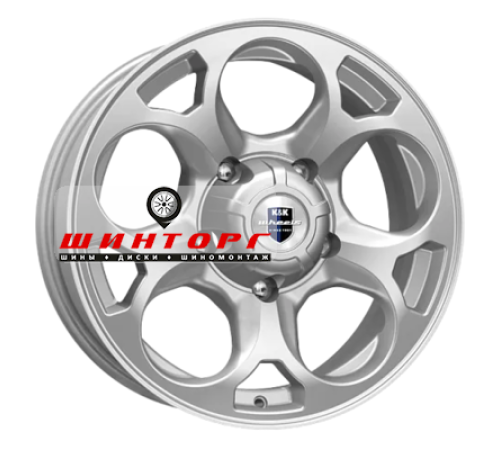 Купить диски K&K 7x16/5x139,7 ET35 D108,5 Линкс (КС1057) Сильвер от производителя K&K в Казани