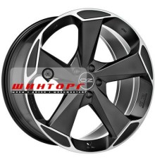 OZ 10x21/5x112 ET52 D79 Aspen HLT Matt Black + Diamond Cut