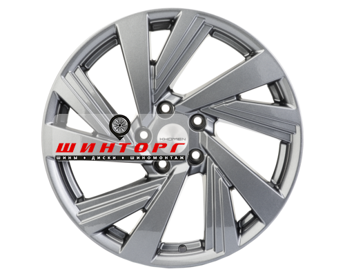 Купить диски Khomen Wheels 7,5x18/5x112 ET43 D57,1 KHW1801 (Kodiaq/Tiguan) Gray от производителя Khomen Wheels в Казани