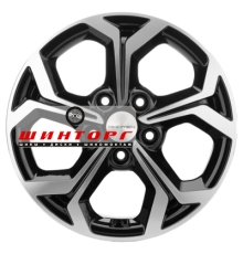 Khomen Wheels 6,5x16/5x114,3 ET45 D60,1 KHW1606 (Toyota/Suzuki) Black-FP