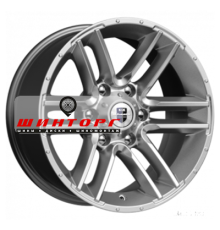 K&K 8x17/6x139,7 ET-10 D106,1 Алгама (КС762) Дарк платинум