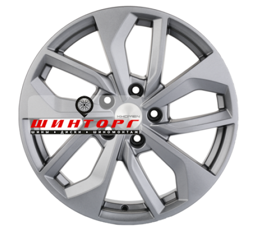 Купить диски Khomen Wheels 7x17/5x112 ET40 D57,1 KHW1703 (Kodiaq/Tiguan) G-Silver от производителя Khomen Wheels в Казани