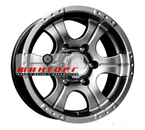 Купить диски K&K 8x16/5x139,7 ET-15 D110,1 Байконур Джип-рейд (КС465М) Дарк платинум от производителя K&K в Казани