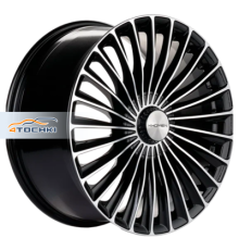 Khomen Wheels 8,5x20/5x112 ET38 D66,6 KHW2008 (Mercedes Front) Black-FP