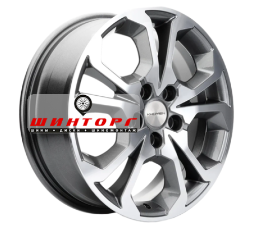 Купить диски Khomen Wheels 6,5x17/5x114,3 ET50 D64,1 KHW1711 (Haval/Honda) Gray-FP от производителя Khomen Wheels в Казани