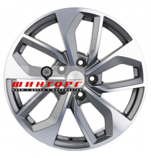 Khomen Wheels 7x17/5x112 ET46 D66,6 KHW1703 (A4) Gray-FP