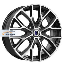 K&K 6x16/4x100 ET41 D60,1 Лилиом-оригинал (КС891) Алмаз черный