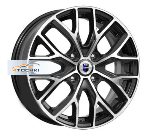 Купить диски K&K 6x16/4x100 ET41 D60,1 Лилиом-оригинал (КС891) Алмаз черный от производителя K&K в Казани