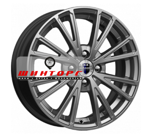 Купить диски K&K 6x16/4x114,3 ET40 D67,1 Меандр (КС879) Дарк платинум от производителя K&K в Казани