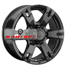 LS 8x17/6x139,7 ET38 D100,1 182 BK (конус, Колпак+лого)
